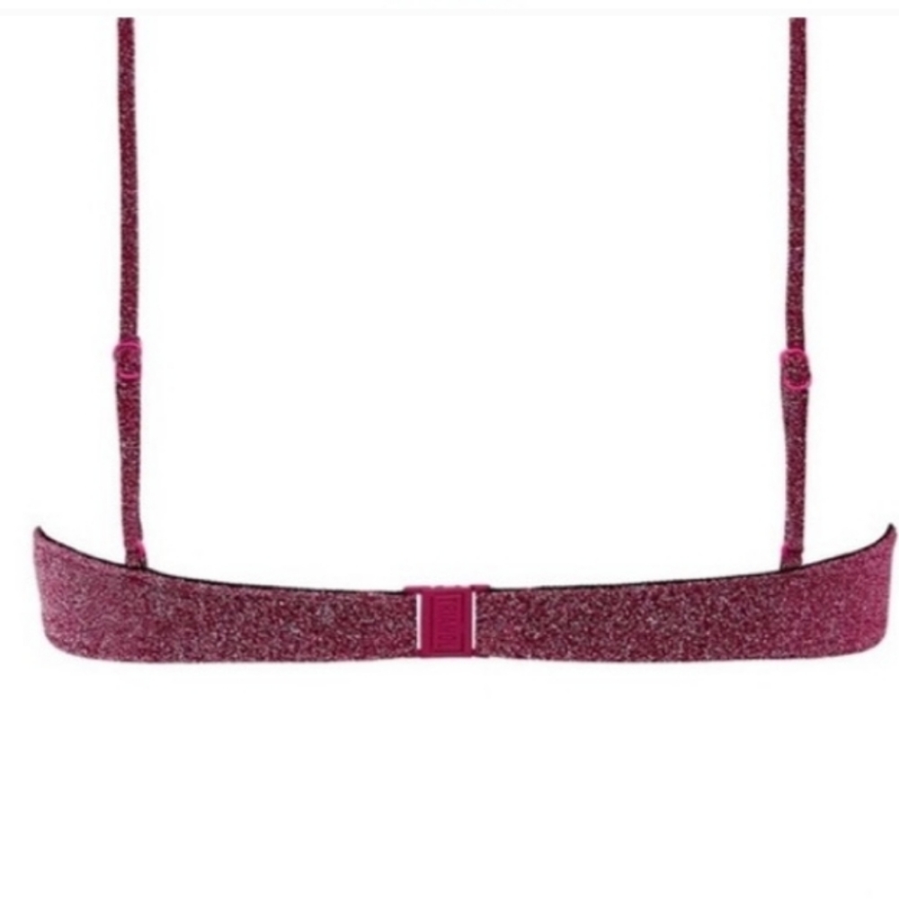 Grape sparkle bra triangl bathing suits top - Picture 7 of 12